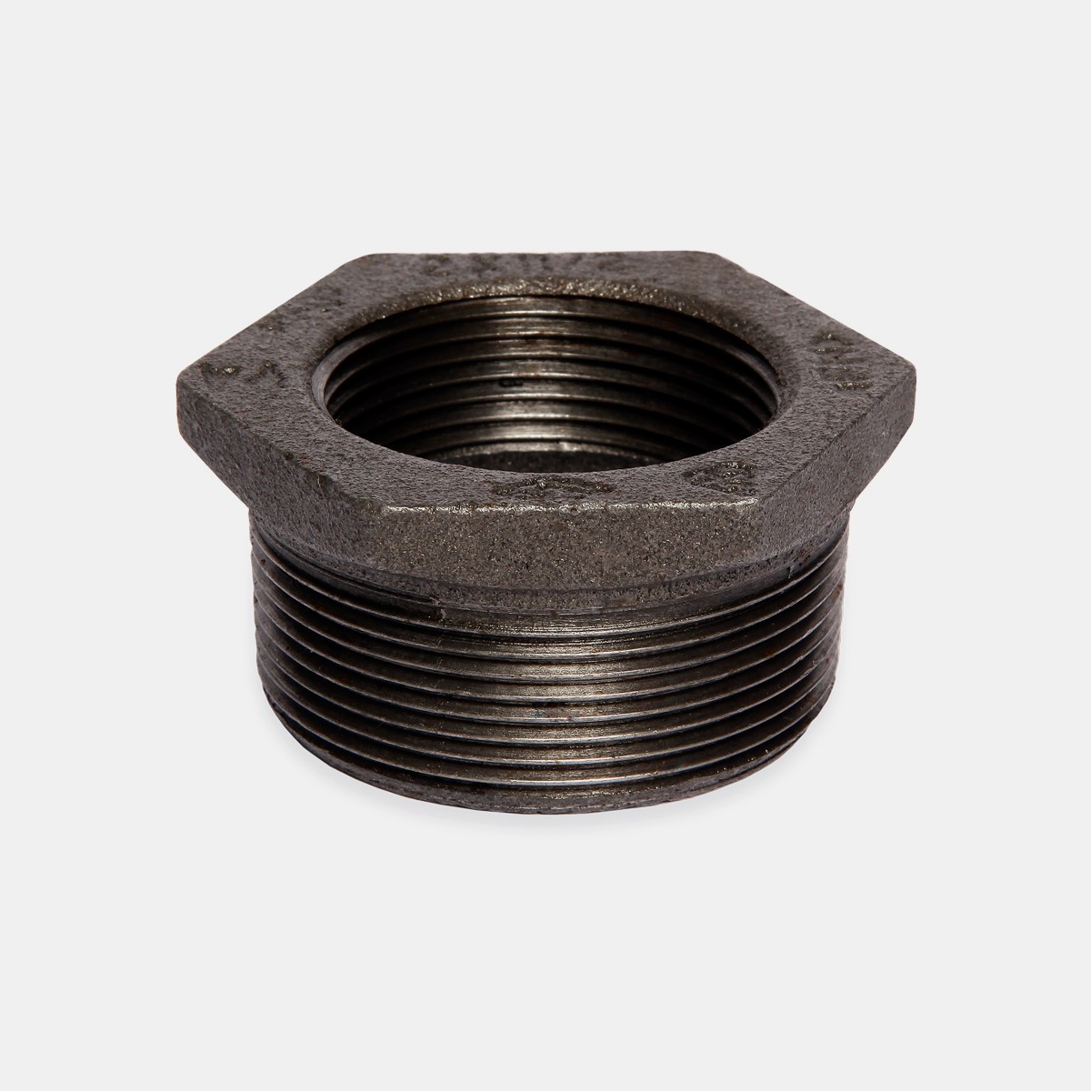 2" to 1-½" BSP Black Iron Reducing Bush